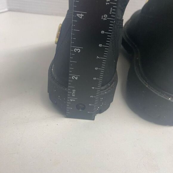 TIMBERLAND Women’s Rebolt  Boot Black Gold Size 6‎ Nubuck Suede Leather Lace Up - Picture 10 of 14